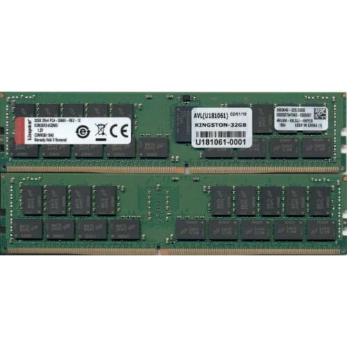 Kingston 32GB 2RX4 PC4-2666V DDR4-2666MHZ ECC REG MEMORY (RAM) - KSM26RD4/32MEI