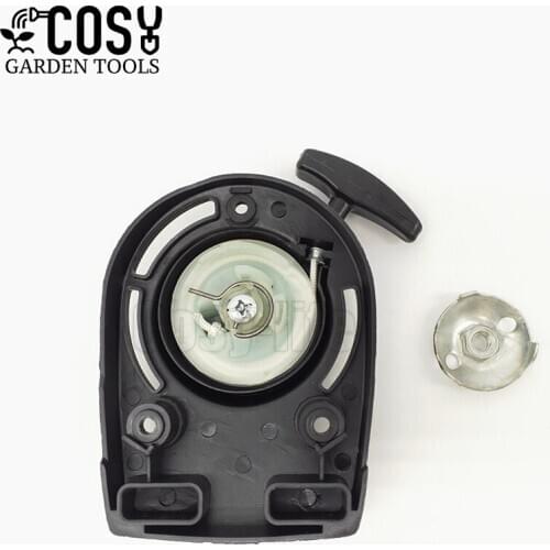 GX35 140 Recoil Rewind Pull Starter Fits For Honda Gasoline Engine Lawn Mower Grass Trimmer Wire Steel Starter with Pulley