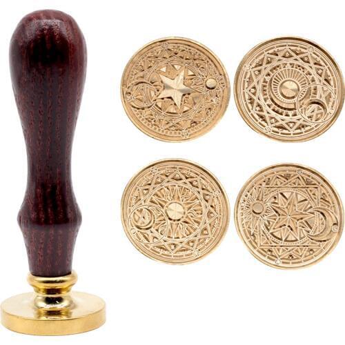 Wax Seal Retro Wood Classic Seal Seal Seal Seal Seal Seal Stamp Decorative Antique Stamp Planet Icon Planet Planet Icon