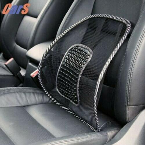 Universal Car Seat Chair Back Massage Mesh Support Lumbar Lower Back Cushion Pain Relief Support Cushion Pad for Car Office Home