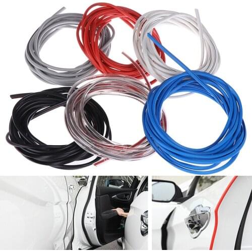 5M Car Door Protection Side Protector Cover Car Styling Car Sticker Rubber Anti Collision Strips Strips Car Door Edge Moldings