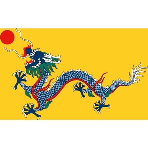 90*150cm CHINESE DRAGON Flag Yellow Dragon Flag
