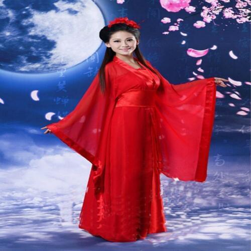 In the summer of 2019, womens Hanfu dance uniform cheongsam soup suit womens Chinese traditional clothing costumes costumes
