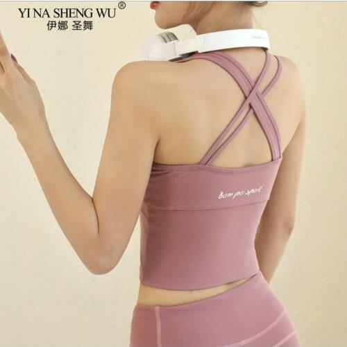 Women Yoga Sport Bra High Impact Sports Adjustable Shoulder Strap Bra Fitness Bra Seamless Top Gym Women Yoga Vest Sports Tops