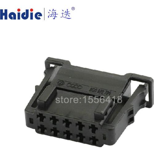 2set 10pin Auto VW 1.5mm plastic cable plug 6Q0 972 725 auto wiring unsealed connector 6Q0972725