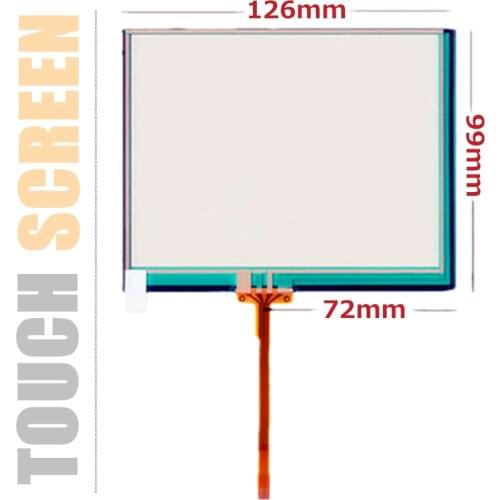2 Pcs of 5.6 inch 126mm*99mm Touchscreen for AT056TN53 V1 V.1 Touch screen panel Replacement Front Glass Digitizer Free shipping
