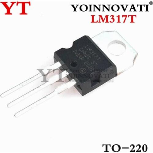 50PCS/LOT LM317T LM317 IC REG LDO ADJ 1.5A TO220-3 IC