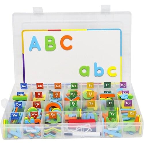 Alphabet Soft Magnetic Stickers Refrigerator Sticker Classroom Whiteboard Gadget Early Education Tools