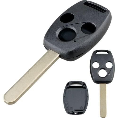 3 Buttons Auto Car Remote Key Shell Case Replacement Car Remote Key Shell Fit for Honda Accord Civic CRV Pilot Fit