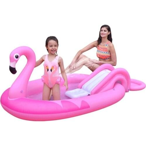 Sunclub Flamingo Paddling Pool 213x123x78 Cm