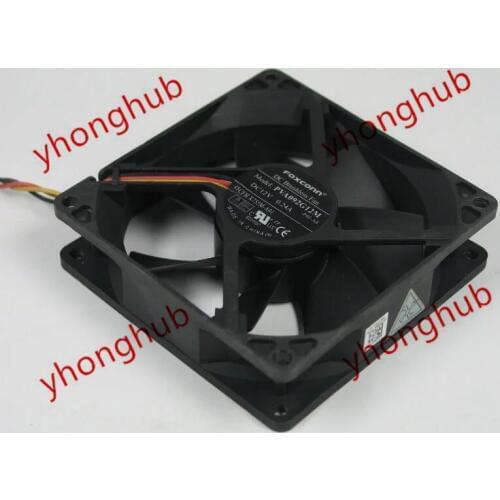 F0XCONN PVA092G12M -F03-AS DC 12V 0.24A 3-wire 90x90x25mm Server Cooling Fan