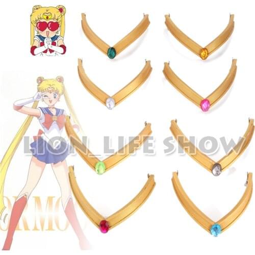Sailor Moon Tsuking Usagi Sailor Mars Chibichibi Moon Jupiter EVA G Headwear Headband Tiara Cosplay Accesseries