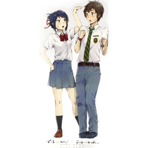 Kimi no Na wa Your Name Miyamizu Mitsuha Tachibana Taki GM acrylic stand figure model plate holder cake topper anime