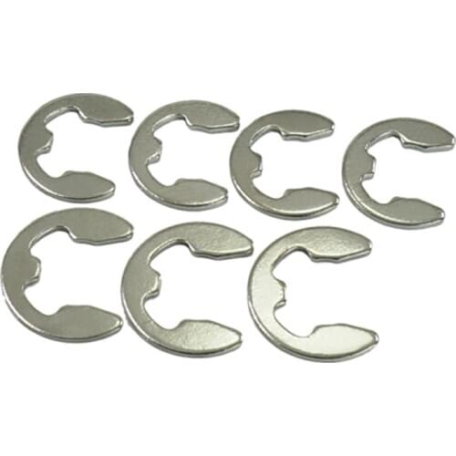 Luchang M2M2.5M3M4M5M6M7M8M9M10 Stainless Steel Circlip Sack Retainer Ring E-type Buckle-shaped Split Washers Circlips Retaining