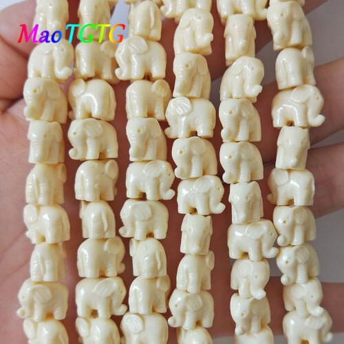 20pcs/lot Elephant Coral Beads For Jewelry Making DIY Bracelet Necklace 12mm Colorful Coral Loose Beads Accessories Wholesale