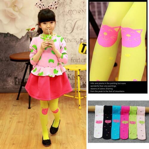 Girls Leggings 2020 Brand Children Leggings Spring Summer Autumn Print Color Skinny Kids Baby Leggings for Girls Pants DS19