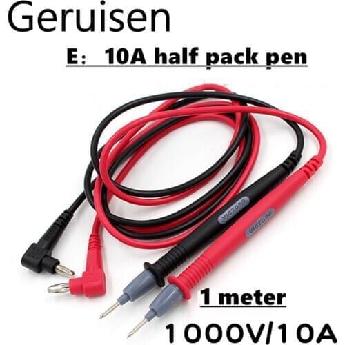 Multimeter special tip pen digital universal clamp test line silicone wire meter pen line 20A pointed pointer 5A power cord