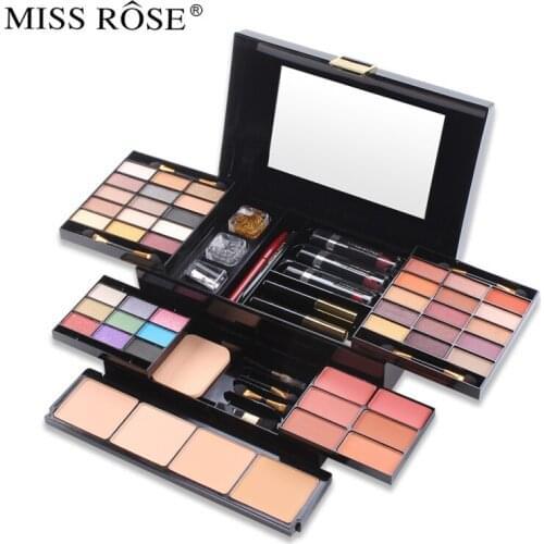 NEW Makeup Set Professional Cosmetic Box Artist Special Multi-function Comestic Kits All-in-one Lip Gloss Eyeshadow Palette Case