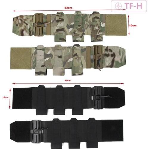 One pair Of Design Waistcoat Side Quick Detachable BK with Automatic Magnetic Fastener Tactical outdoor