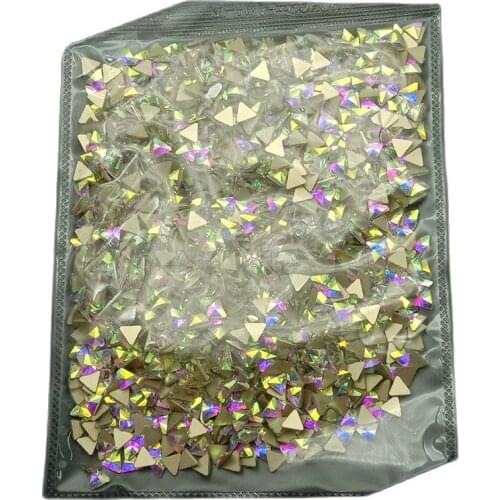 Wholesale 360pcs/bag High Quality Nail Art Fancy Rhinestone Flatback Glass Crystals Stones For Nail Decoration Design