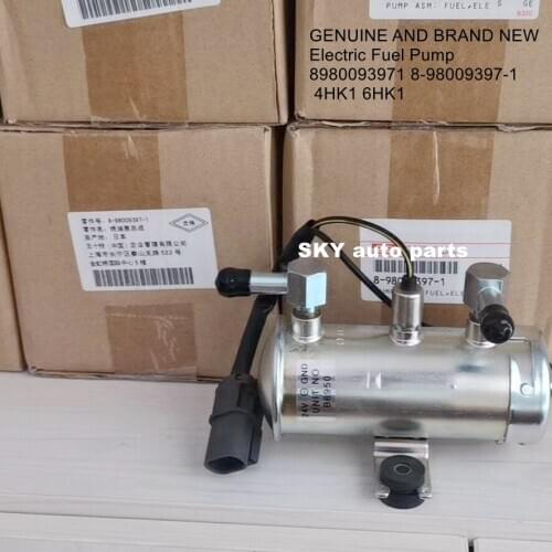 GENUINE AND BRAND NEW original electric fuel pump 8980093971 8-98009397-1 for 4HK1 engine