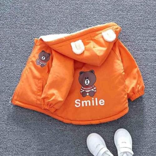 Autumn Kids Clothes Childrens Cottonjackets For Boy Girl Hooded Zipper Windbreaker Baby Fashion Print Coat Waterproof Hoodies