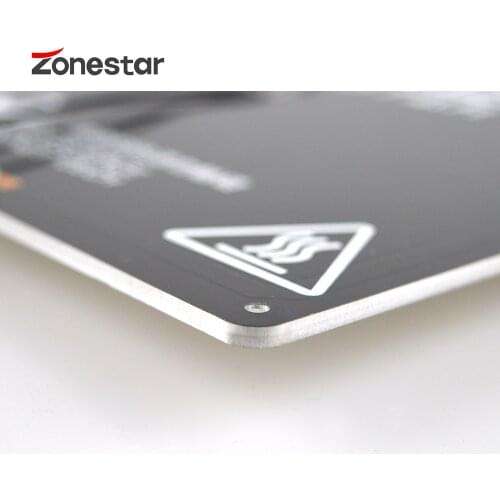 Aluminium Base Heatbed Print Platform MK3 24V 3D Printer Hotbed 310x310mm Thickness 3mm With Power Cable and Tempeatrure Sensor