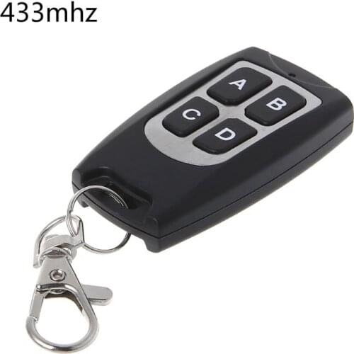 Remote Control Waterproof Four-button Smart Copy Controller Wireless Transmitter Garage Door Opener Switch 315MHz 433MHz U4LD