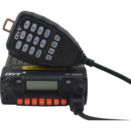 QYT KT-8900R KT8900R Mini Mobile Transceiver Mobile Radio 136-174/240-260/400-480MHz Upgraded KT-8900 KT8900 car radio station