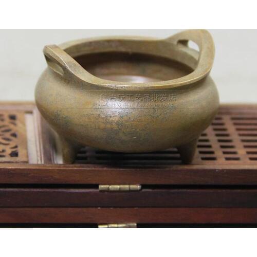 Retro bronzes handicrafts exquisite brass small incense burner decoration multi style free shipping
