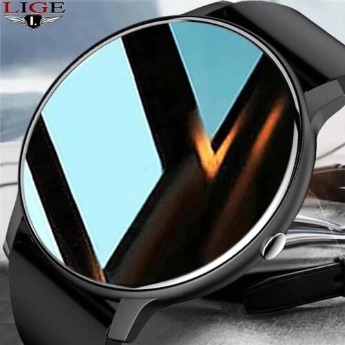 LIGE New Bluetooth Phone Smart Watch Women Waterproof Sports Fitness Watch Health Tracker Music Player smartwatch Ladies Men