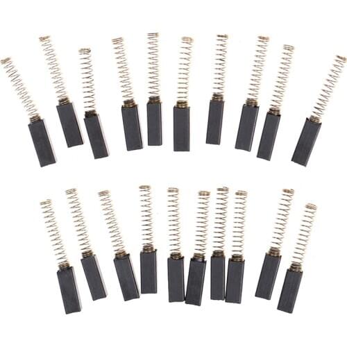 20pcs 4*4*10 Household Sewing Machine Motor Carbon Brush Machine Replacement Parts