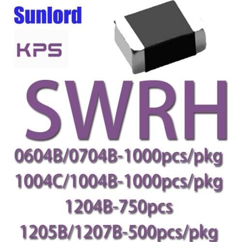 SWRH 1004B Wire Wound SMD Power Inductor Phones 3C 5G AI EMI Tele TV Video Audio Computer Navigation VR AR LED