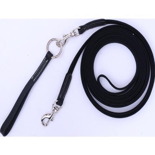 Equestrian supplies cowhide accessory rein lead horse rope water bridle horse set-up accessory rein training horse bridle harnes