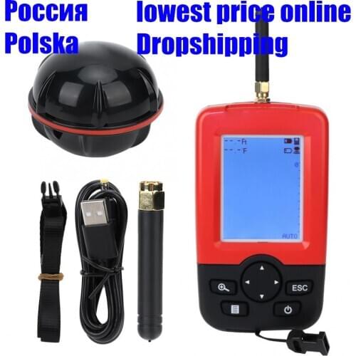 Smart Depth Fish Finder With 100 M Wireless Sonar Sensor Echo Sounder Fishfinder For Lake Sea Fishing Saltwater Dropshop