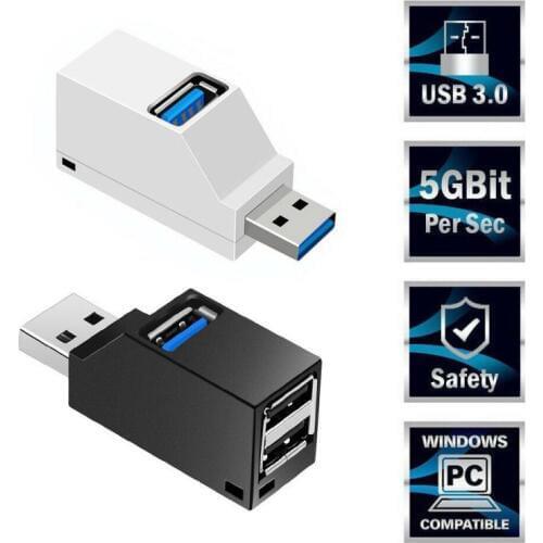 USB HUB 3.0 3 Ports Adapter Extender Mini Splitter Box for PC Laptop Macbook Mobile Phone High Speed U Disk Reader for Xiaomi