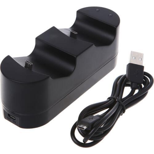 Controller Charging Station for Playstation Dualshock 4 Dual USB Charger Ports