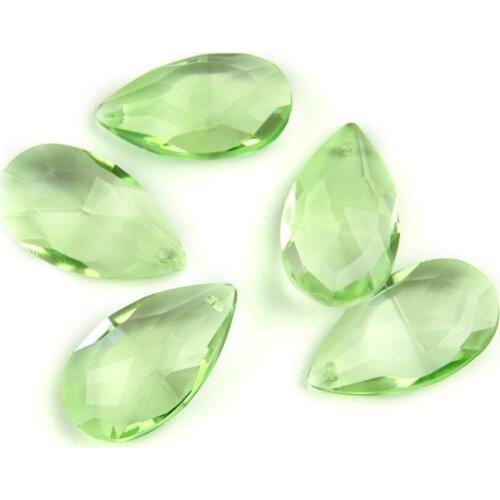 Lt.green 38mm/50mm/63mm/76mm Chandelier Glass Spare Parts Pendent Crystal Chandelier Lighting Decoration