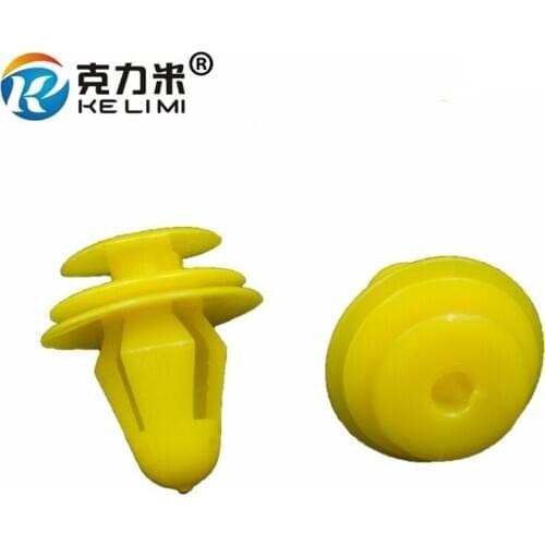Yellow Door Panel Snap Fastener Clips Buckle Universal Auto Car Interior Trim Door Card