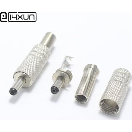 1pcs 3.0*1.1mm DC Power Plug 3.5mm * 1.1mm Metal Male Plug Connector Audio Adapter for OD5mm Cable