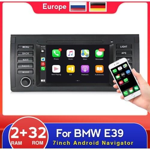 2+32G Car Multimedia 7 inch navigation For BMW E39 E53 M5 1995-2003 Android bluetooth wifi Car Audio stereo mirror link no dvd