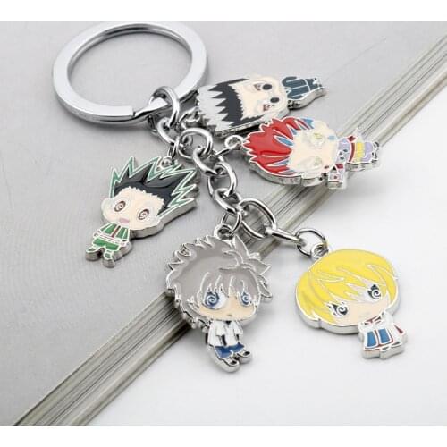 Anime Cartoon Figures My Hero Academia Pendant Toys Hunter-X-Hunter Pendant Bag Phone Strap Keychain Gifts Key Chain Keyring