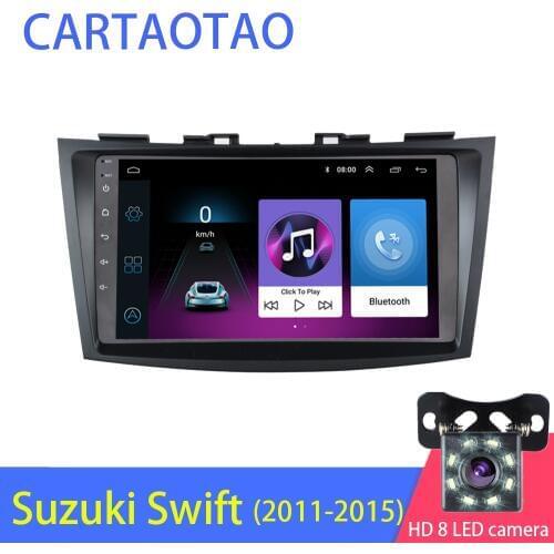 9" Android 8.1 GO Car DVD Player for Suzuki Swift 2011 2012 2013 2014 2015 Car Radio GPS Navigation WiFi Player 2din