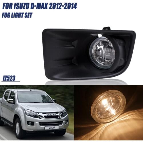 DLAA For D-MAX 2012 2013 2014 Front Fog Lights Car Styling Spot Light Fog Lamps With Switch - 1 Pair