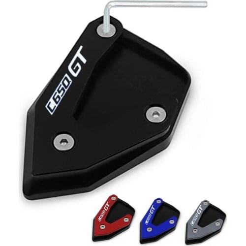 For BMW C600 SPORT C650GT 2012-2021 C 650 GT CNC Kickstand Foot Side Stand Extension Pad Support Plate Motorcycle Accessories