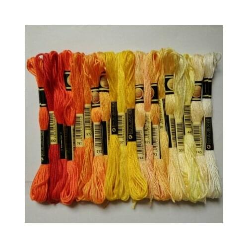 WY CXC Threads Two labels rose to me 10 pieces cross stitch threads cross stitch embroidery thread Custom threads colors 08