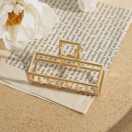 European and American vintage jewelry with ponytail hair clip back head catching hair catch shark hair creative large female