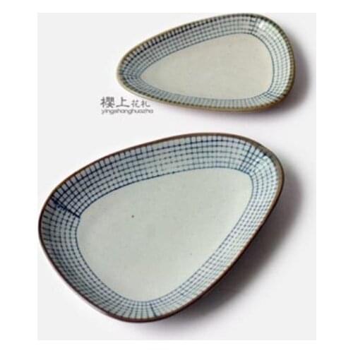 Japanese-style Ceramic Dish Plate Dessert Fruit Seasoning Creative Plate Small Big