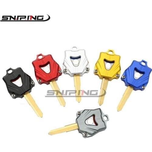 Suitable For Yamaha YZF R1 R6 R15 R25 R3 R1M XT1200ZE FZ6 FZ6R FZ8 FJ09 XJR400 Key Blank CNC Key Ring Key Head