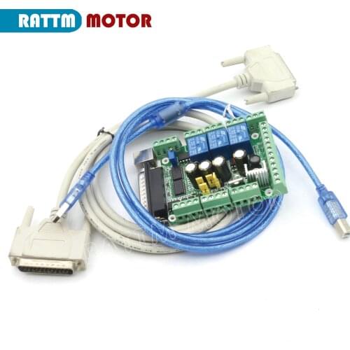 A145 Breakout Board Controller MACH3 LPT Port for CNC Engraving Router Milling/CNC Lathe/CNC Plasma Cutting Machine(EU Free Tax)